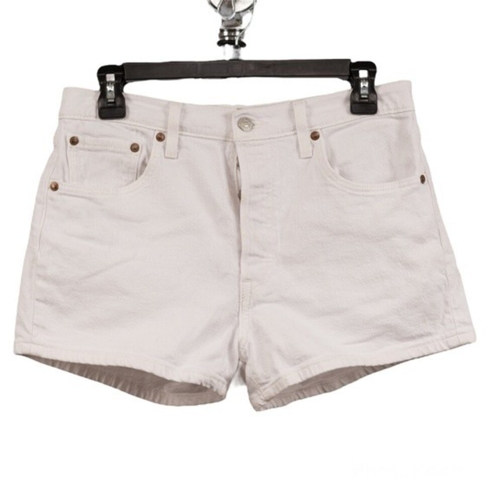 Levi’s high waisted white shorts size 29
